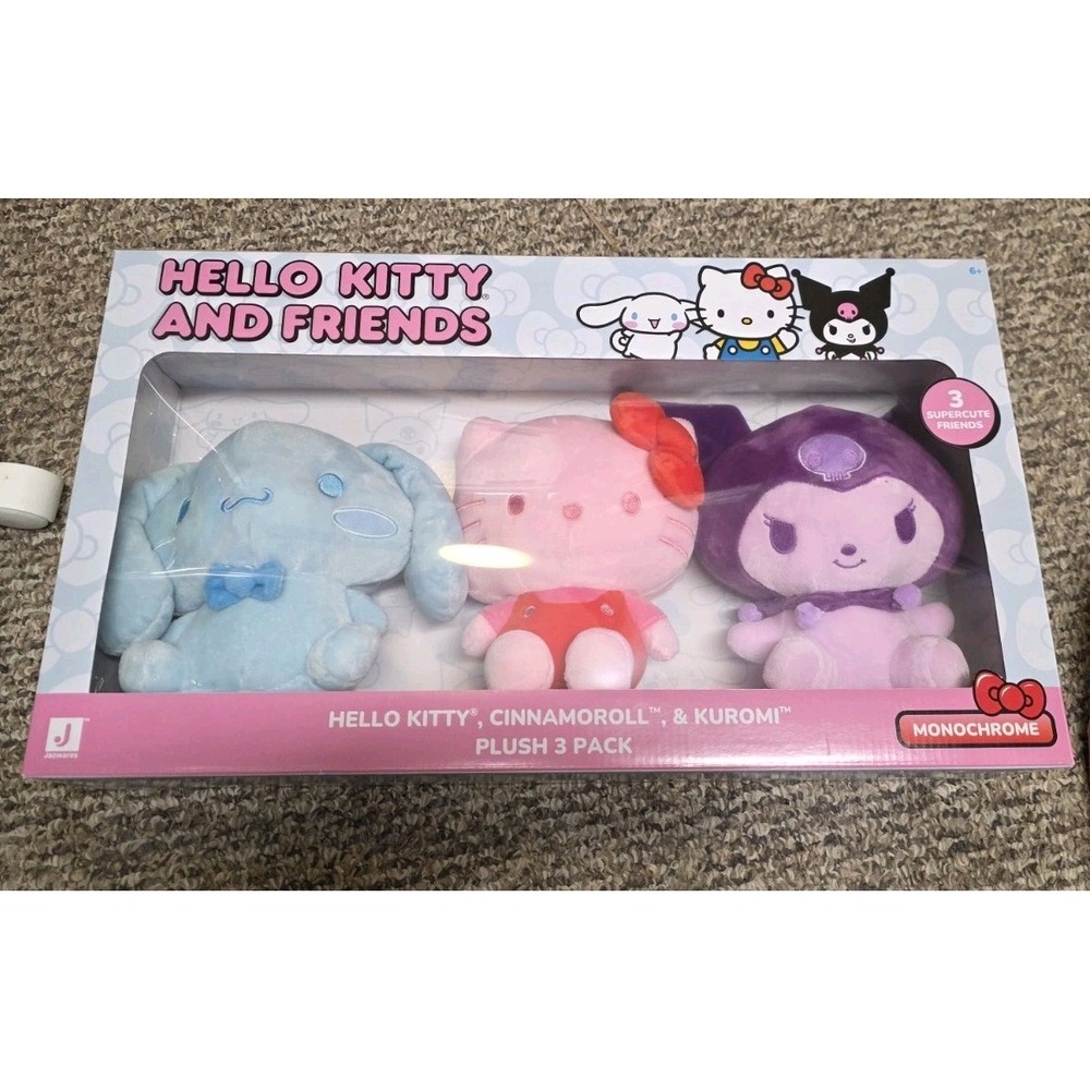 Hello Kitty And Friend 3-Pack Special Monochrome Collector Set